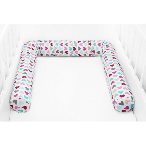 Scamp rácsvédő hengerpárna 180cm Colorful Hearts BRVE018 