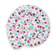 Scamp rácsvédő hengerpárna 180cm Colorful Hearts BRVE018 