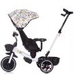 Chipolino Smart tricikli kupolával - Black/White