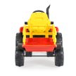 Moni Bo rancher elektromos traktor utánfutóval - piros