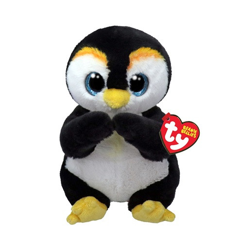 Ty Beanie Bellies plüss figura NEVE, 15 cm - pingvin
