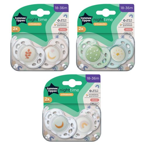 Tommee Tippee játszócumi CTN Éjszakai 2 db 18-36hó