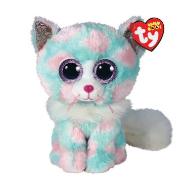 TY BOOS plüssfigura OPAL - macska- 15cm