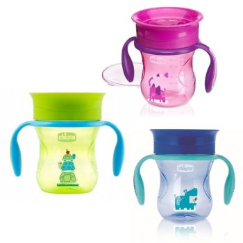   Chicco Perfect 360° itatópohár 200 ml tanulópohár - 3 szín
