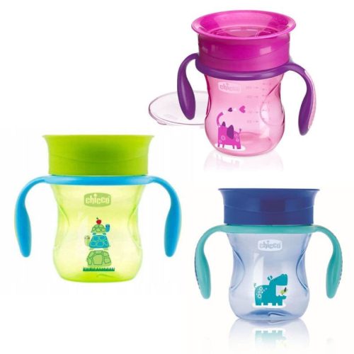 Chicco Perfect 360° itatópohár 200 ml tanulópohár - 3 szín