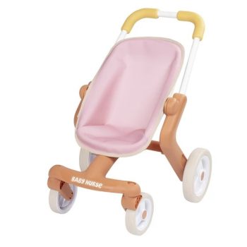 Smoby Baby Nurse: Babakocsi bolygó kerekekkel