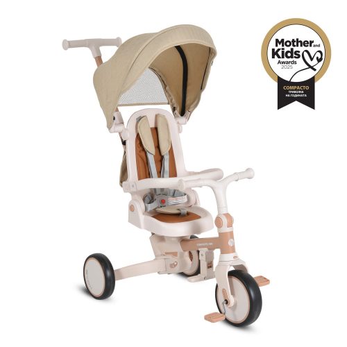 BYOX COMPACTO 3IN1 tricikli, átalakítható BÉZS
