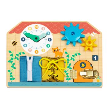 MONI matatófal - cipőfűző, óra, cipzár