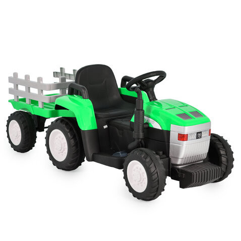 BO DALLAS elektromos traktor trélerrel - zöld