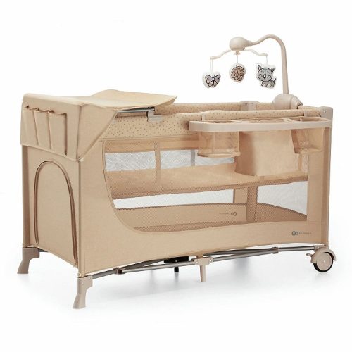 Kinderkraft utazóágy Joy 2 kiegészítőkkel bézs
