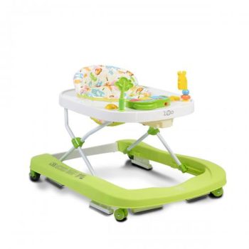   MONI ZOO 2IN1 ÁTALAKÍTHATÓ JÁRÁSSEGÍTŐS BÉBIKOMP - ZÖLD