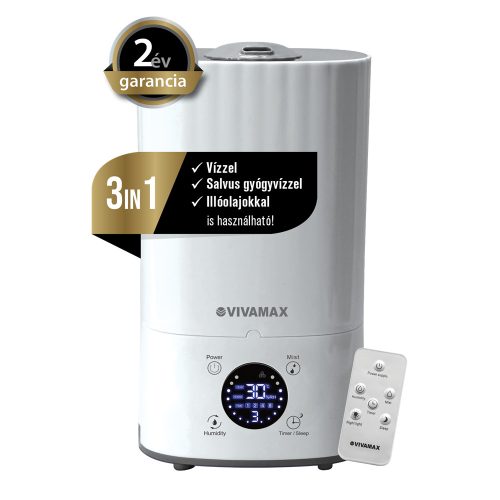 VIVAMAX Salty-Air "Premium" ultrahangos párásító 3in1