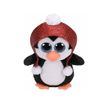 TY BEANIE BOOS plüssfigura GALE, 15 cm - Pingvin