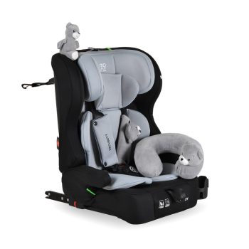   Moni SECURITY autósülés 76-150cm, ajándék plüss+nyakpárna - GREY
