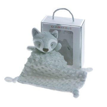   Gamberritos szundikendő plüss buborékos anyagú szürke mosómedve