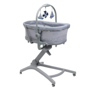   Chicco Baby Hug PRO 5in1 kiságy-etetőszék-szék- Earl Grey