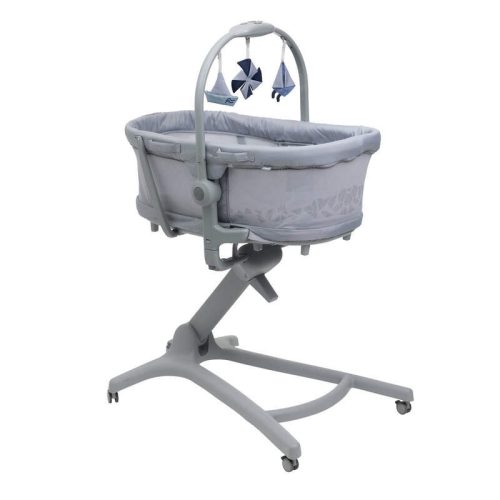 Chicco Baby Hug PRO 5in1 kiságy-etetőszék-szék- Earl Grey