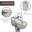Chicco Baby Hug PRO 5in1 kiságy-etetőszék-szék- Earl Grey