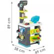Smoby: Modern szupermarket pénztárgéppel és bevásárlókocsival - 34 részes