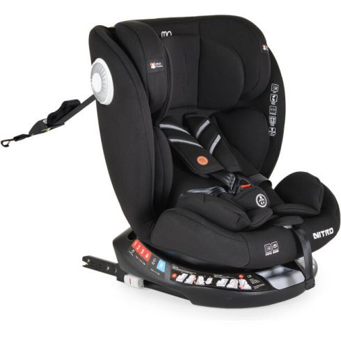 Moni Nitro 0-36 kg ISOFIX autósülés 360° fokban elfordítható - fekete