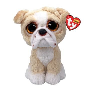 TY BOOS plüssfigura POOCH- angol bulldog - 15cm