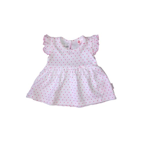 Pamut kisruha,pink pöttyös