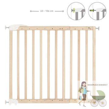 Badabulle ajtórács Deco Pop fa natúr B025224 