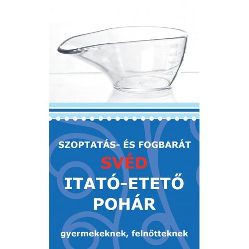 Drickskal svéd itató-etető pohár 80ml 