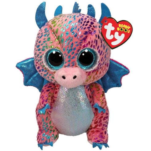 TY BEANIE BOOS plüssfigura FLINT- 15cm, sárkány