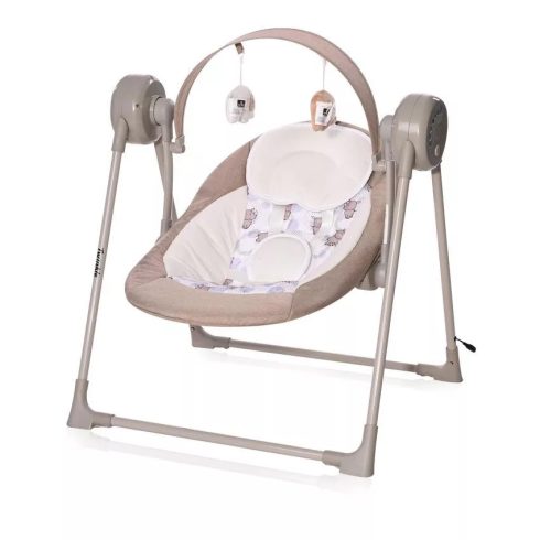 LORELLI TWINKLE ELEKTROMOS BABAHINTA - BEIGE RHINO