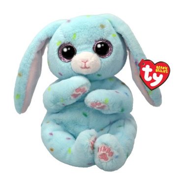 Ty Beanie Bellies plüss figura SKIPPY, 15 cm - kék nyuszi