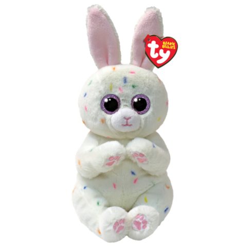 Ty Beanie Bellies plüss figura MERINGUE, 15 cm - fehér nyuszi