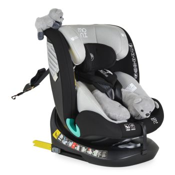   MONI SERENGETI I-SIZE 40-150СМ, 360° ISOFIX,NYAKPÁRNA, JÁTÉKKAL - SZÜRKE