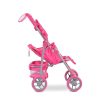Moni Toys Stars játék babakocsi lapra csukhatós