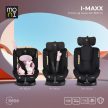 Moni i-MAXX autósülés, I-SIZE 40-150СМ, 360° ISOFIX,NYAKPÁRNA, JÁTÉKKAL - PINK
