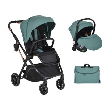 Moni Bingo babakocsi 2in1 sport+váz+hordozó MARINE GREEN