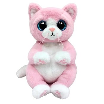   Ty Beanie Bellies plüss figura LILLIBELLE, 15 cm - rózsaszín macska 