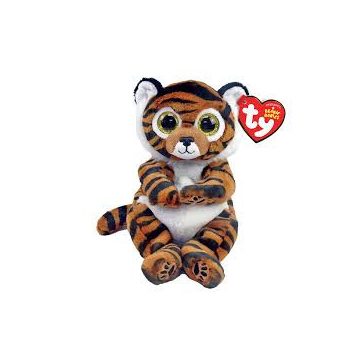 Ty Beanie Bellies plüss figura CLAWDIA, 15 cm - tigris