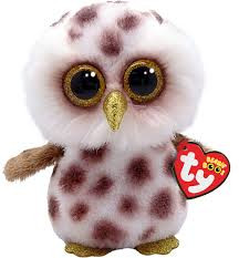 TY BEANIE BOOS plüssfigura WHOOLIE- 15cm, bagoly
