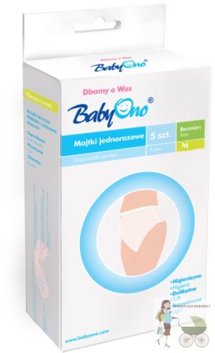 BabyOno eldobható bugyi 5db-több méret