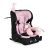 Moni SECURITY autósülés 76-150cm, ajándék plüss+nyakpárna - PINK