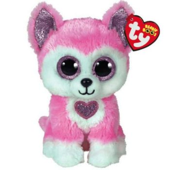 TY BOOS plüssfigura HUNK - husky - 15cm