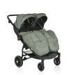 MONI TWINGO Iker babakocsi lábzsákkal - MINERAL GREEN