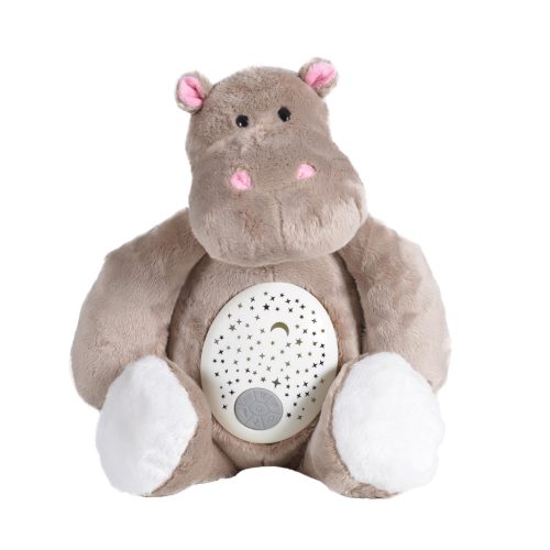 Moni Toys éjjeli fény, projektoros plüss - víziló