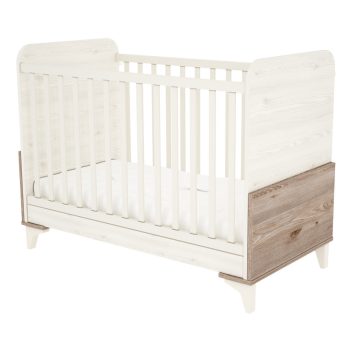 Kloé zárt végű kiságy 60x120 krém-fűz