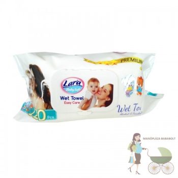 Lara Premium törlőkendő 120 lapos