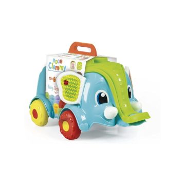   Clemmy Soft Puha kockák 10 db-os építőjáték elefántos tartóban