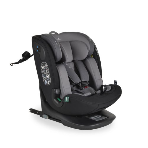 MONI GTS prémium autósülés 40-150cm SPS, 360fokban forgatható - szürke