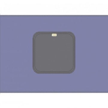   Nandu ÖKO Zsebes Rugalmas hordozókendő - Lila szín szürke zsebbel