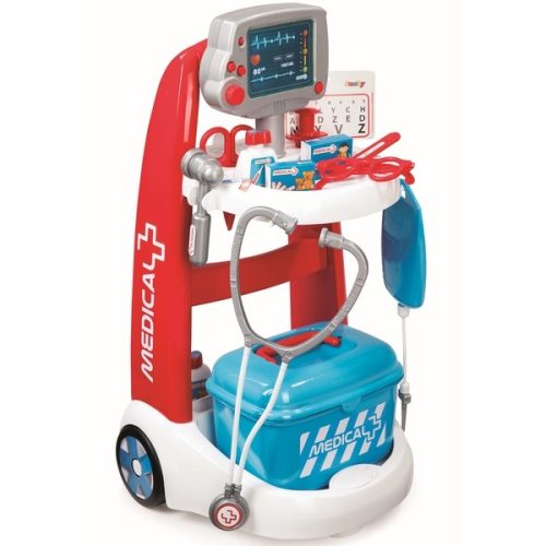 Smoby: doktor játékkocsi tartozékokkal és hangokkal